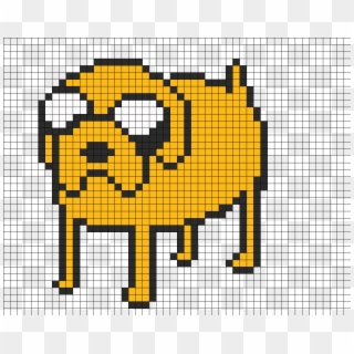 Adventure Time Jake The Dog Perler Bead Pattern / Bead - Jake Adventure Time Minecraft Clipart