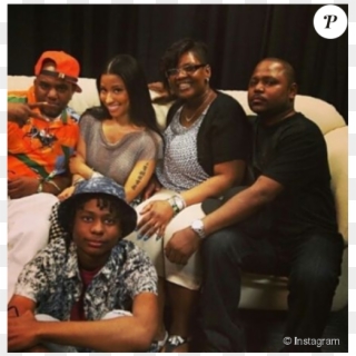 Nicki Minaj Et Son Frère Jelani Maraj En Famille / - Nicki Minaj Clipart