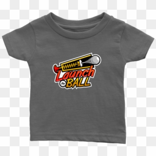 Launch The Ball Pinball Video Arcade Infant T-shirt - T-shirt Clipart