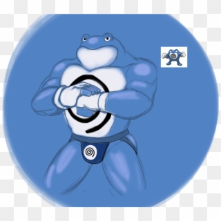 Here, Have An Anthro Poliwrath, While We're At It - Cartoon Clipart