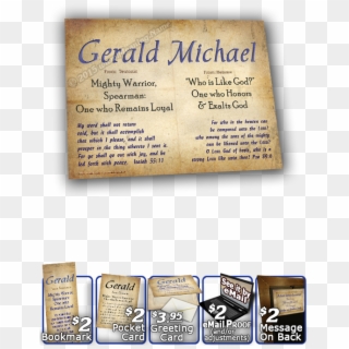 Boy Scout Collectible Stamp - Name Meanings Cards Michael Clipart