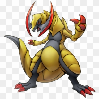 Jolly Haxorus - Dragon Pokemon Yellow Clipart