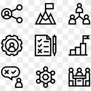 Team Building - Hobby Icons Png Clipart