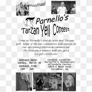 Tarzan Yell Contest6 - Tarzan Yells Clipart