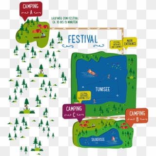 Camping C - Sea You Festival Plan Clipart