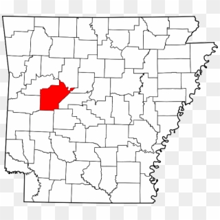 Map Of Arkansas Highlighting Yell County - Greene County Arkansas Clipart