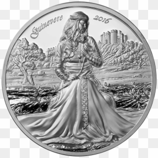 The Reverse Design Depicts The Legendary Queen Of Camelot - Guinevere Coin Clipart