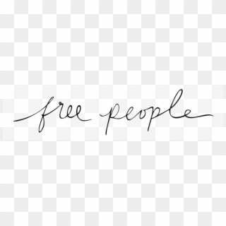 Free People Logo - Handwriting Clipart