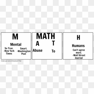 Mental Abuse To Humans - Math Mental Abuse To Humans Clipart