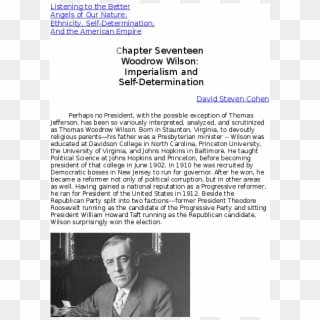 Docx - President Woodrow Wilson Clipart