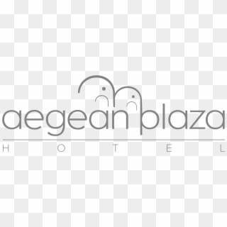 Aegean Plaza Hotel - Monochrome Clipart