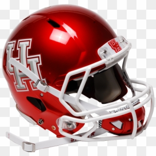 Uh Football Helmet With Chinstrap - Chin Strap Football Clipart
