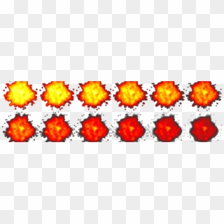 Turbulence - Explosion Sprite Sheet Png Clipart