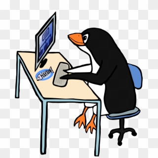 Download Kali - Penguin Computer Clipart