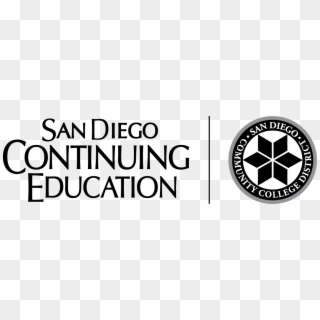 Ce Logo With District Seal Horizontal - San Diego Continuing Education Clipart