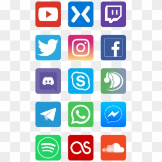 Social Media Icon Vector 2018 Clipart