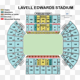 Brilliant Camping World Stadium Seating Chart With - Lavell Edwards Stadium Seating Clipart