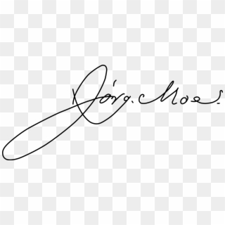 Jørgen Moe's Signature - Moe Signature Clipart