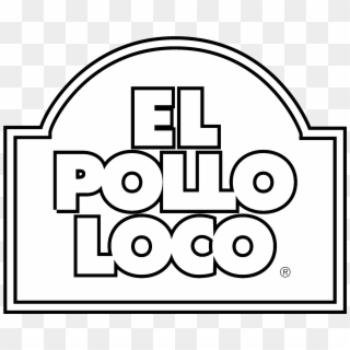 El Pollo Loco Logo Black And White - Din 8 Clipart