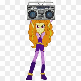 1000 Hours In Ms Paint, Adagio Dazzle, Boombox, Boombox - Equestria Girl Dazzlings Clipart