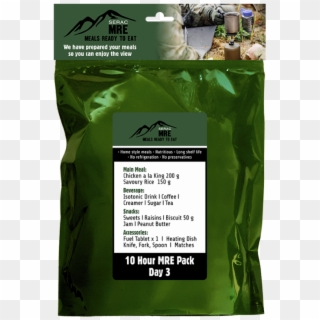 Serac Mre 10 Hour Mre Pack Day - Meal, Ready-to-eat Clipart