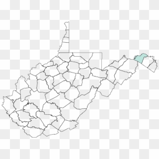 Calymene Cresapensis Fossils In Wv 3 Deleted - West Virginia County Outline Clipart