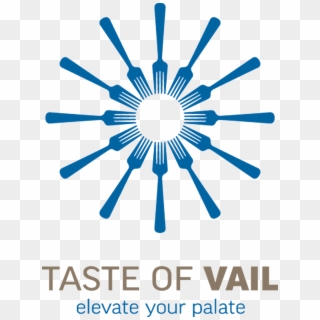 The Taste Of Vail - Fork In The Road Foods Logo Clipart