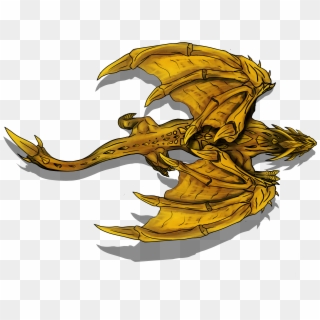 Gold Dragon Token Roll20 , Png Download - Gold Dragon Token Roll20 Clipart