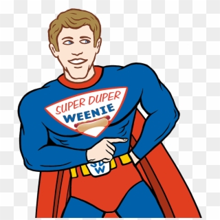 Weeniepointingguy - Super Duper Weenie Logo Clipart
