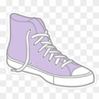 #converse #purple #cool #tumlr #tumblrgirl # Stickertumblr - Running Shoe Clipart