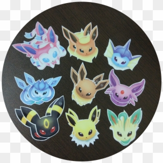 Eeveelutions Stickers - Cartoon Clipart