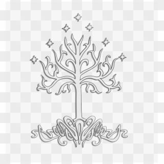 Tree Of Gondor By Elinah-d4xc3wf - Tree Of Gondor Png Clipart