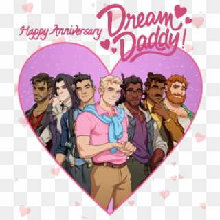 “ Happy 1 Year Anniversary Dream Daddy It Honestly - Poster Clipart