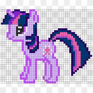 Twilight My Little Pony Perler Bead Pattern / Bead - Pixel My Little Pony Clipart