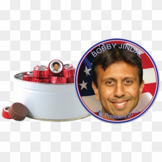 Bobby Jindal For President Tin With Bobby Jindal Two-bite - Event Clipart