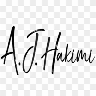 A - J - Hakimi - Calligraphy Clipart