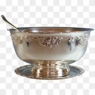 Punch Bowl Png - Silver Punch Bowl Clipart