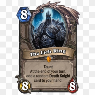 The Lich King Card - Hearthstone Mech C Thun Clipart