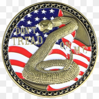 Usmc "don't Tread On Me" Coin - Serpent Clipart