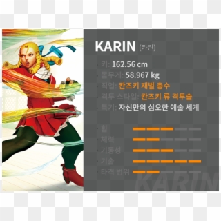 프로필 - Street Fighter Karin Cosplay Clipart