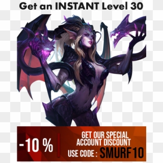 Fast Level 30 League Of Legends Smurf Accounts Promo - Zyra Dragon Skin Clipart