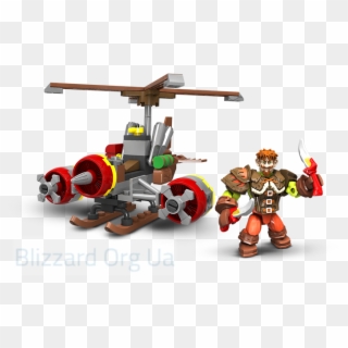 Megabloks Flying Machine 2 - Cartoon Clipart