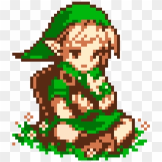 Young Link - Legend Of Zelda Young Link Pixel Art Clipart
