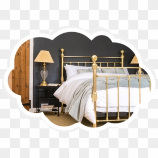 Modern Iron & Brass Beds - Grey And Brass Bedroom Clipart