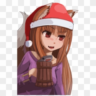 Christmas Holo Spice And Wolf Clipart