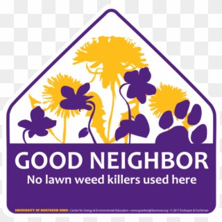 Good Neighbor Lawn Signs - Good Msg For Students In School Lawn Clipart