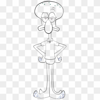 12 Pics Of Squidward Christmas Coloring Pages - Line Art Clipart