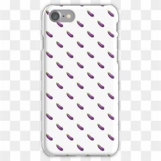 Eggplant Emoji Pattern Iphone 7 Snap Case - Mobile Phone Case Clipart