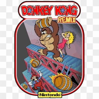 Donkey Kong Remix - Donkey Kong Arcade Clipart