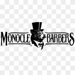 Monocle Barbers - Illustration Clipart